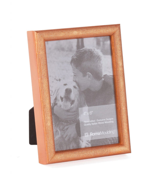 VINTAGE PICTURE FRAME - POINTED COPPER
